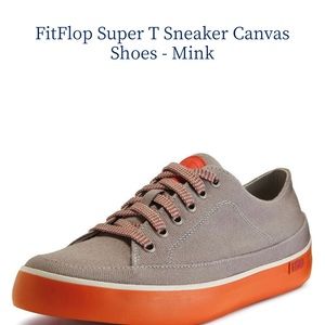FitFlop Super T Sneaker Canvas color Mink (gray)